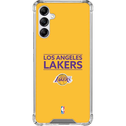 NBA Los Angeles Lakers Standard - Gold Galaxy A14 5G Clear Case