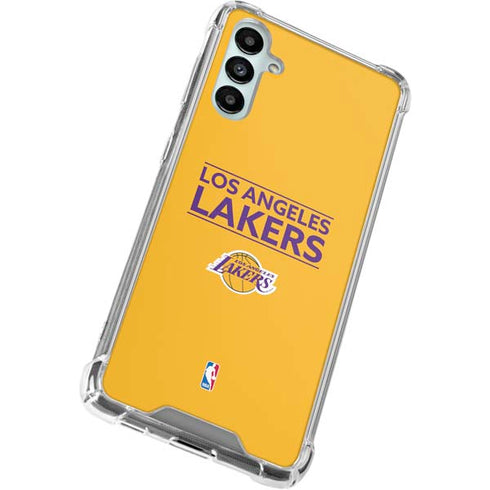 NBA Los Angeles Lakers Standard - Gold Galaxy A14 5G Clear Case
