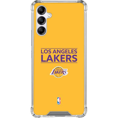 NBA Los Angeles Lakers Standard - Gold Galaxy A15 5G Clear Case