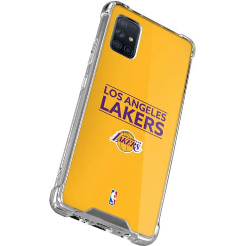 NBA Los Angeles Lakers Standard - Gold Galaxy A51 5G Clear Case
