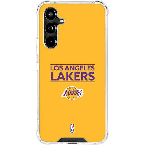 NBA Los Angeles Lakers Standard - Gold Galaxy A54 5G Clear Case