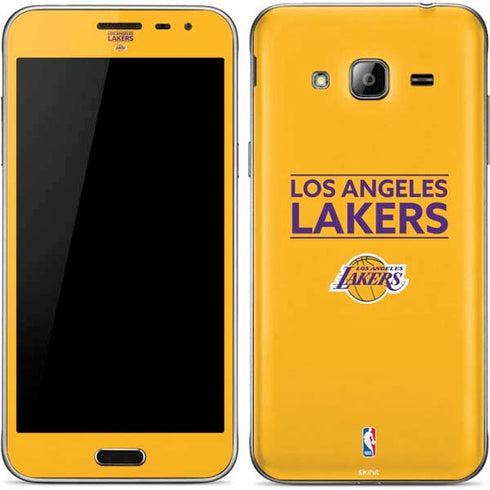 NBA Los Angeles Lakers Standard - Gold Galaxy J3 Skin