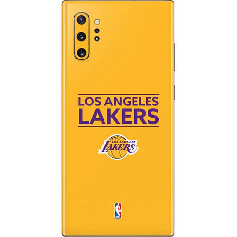 NBA Los Angeles Lakers Standard - Gold Galaxy Note 10 Plus Skin