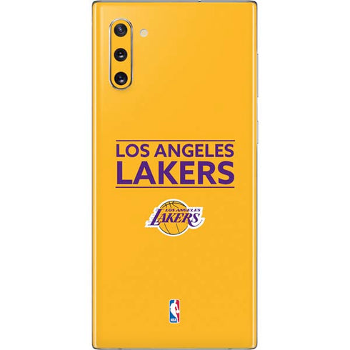NBA Los Angeles Lakers Standard - Gold Galaxy Note 10 Skin