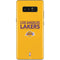 NBA Los Angeles Lakers Standard - Gold Galaxy Note 8 Skin