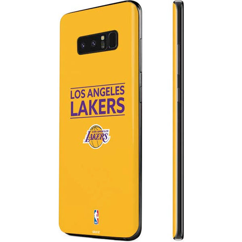 NBA Los Angeles Lakers Standard - Gold Galaxy Note 8 Skin