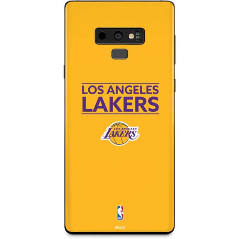 NBA Los Angeles Lakers Standard - Gold Galaxy Note 9 Skin