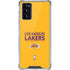 NBA Los Angeles Lakers Standard - Gold Galaxy Note20 5G Clear Case