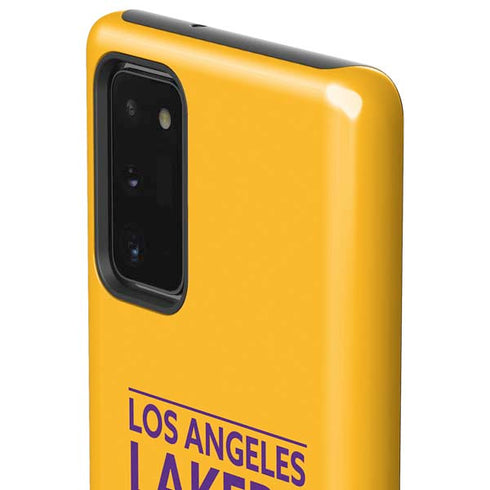 NBA Los Angeles Lakers Standard - Gold Galaxy Note20 5G Pro Case