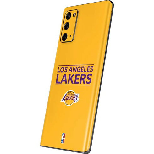NBA Los Angeles Lakers Standard - Gold Galaxy Note20 5G Skin