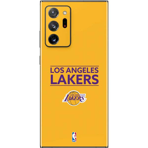 NBA Los Angeles Lakers Standard - Gold Galaxy Note20 Ultra 5G Skin