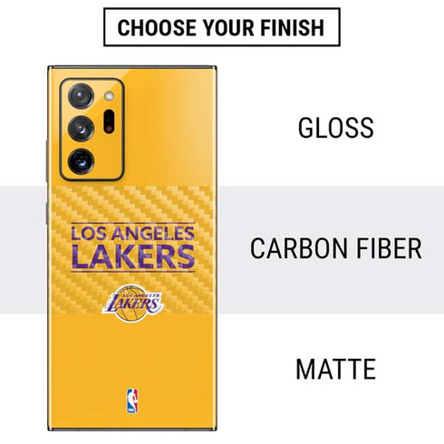 NBA Los Angeles Lakers Standard - Gold Galaxy Note20 Ultra 5G Skin