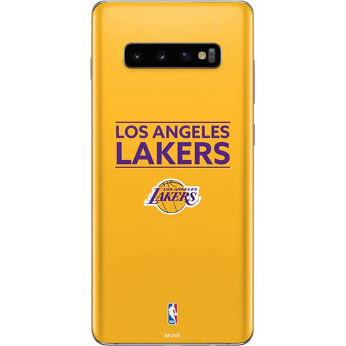 NBA Los Angeles Lakers Standard - Gold Galaxy S10 Plus Skin