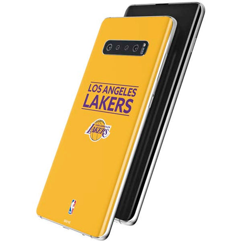 NBA Los Angeles Lakers Standard - Gold Galaxy S10 Plus Skin