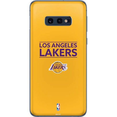 NBA Los Angeles Lakers Standard - Gold Galaxy S10e Skin