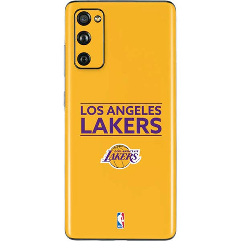 NBA Los Angeles Lakers Standard - Gold Galaxy S20 Fan Edition Skin
