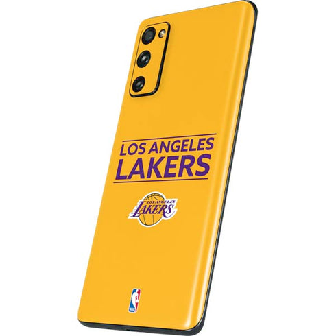 NBA Los Angeles Lakers Standard - Gold Galaxy S20 Fan Edition Skin
