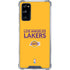 NBA Los Angeles Lakers Standard - Gold Galaxy S20 FE Clear Case