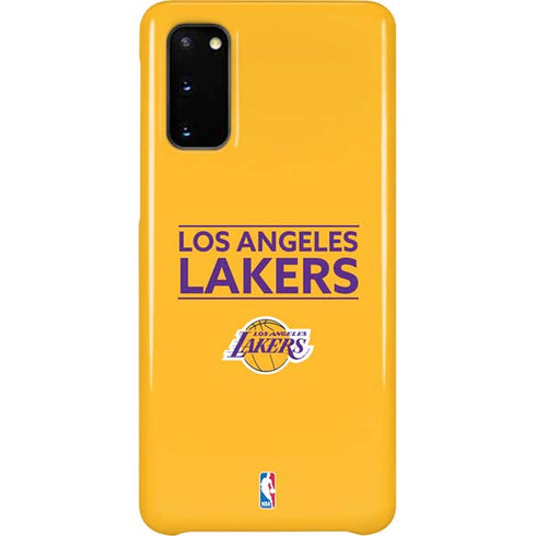 NBA Los Angeles Lakers Standard - Gold Galaxy S20 Lite Case
