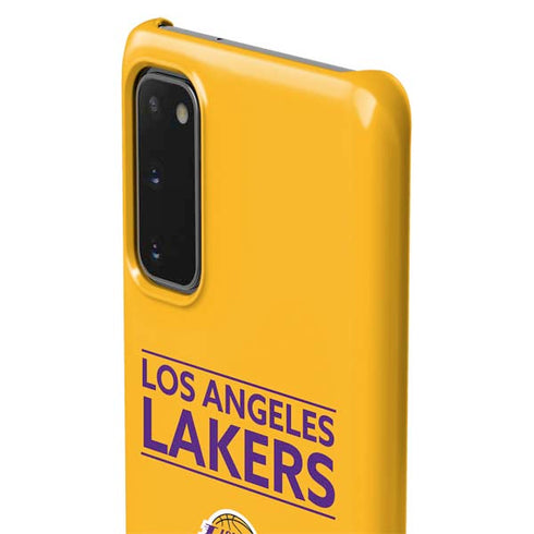 NBA Los Angeles Lakers Standard - Gold Galaxy S20 Lite Case