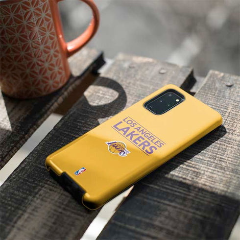 NBA Los Angeles Lakers Standard - Gold Galaxy S20 Plus Pro Case