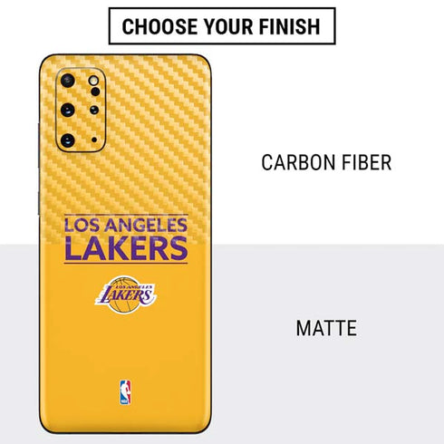 NBA Los Angeles Lakers Standard - Gold Galaxy S20 Plus Skin