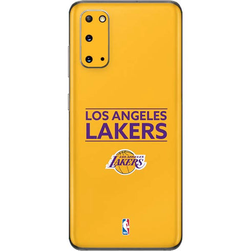 NBA Los Angeles Lakers Standard - Gold Galaxy S20 Skin
