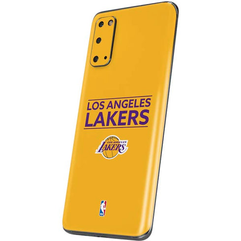 NBA Los Angeles Lakers Standard - Gold Galaxy S20 Skin