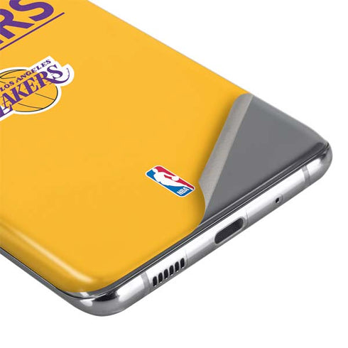 NBA Los Angeles Lakers Standard - Gold Galaxy S20 Skin