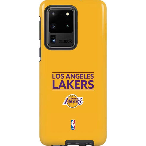 NBA Los Angeles Lakers Standard - Gold Galaxy S20 Ultra 5G Pro Case