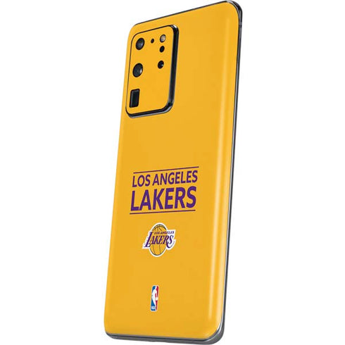 NBA Los Angeles Lakers Standard - Gold Galaxy S20 Ultra 5G Skin