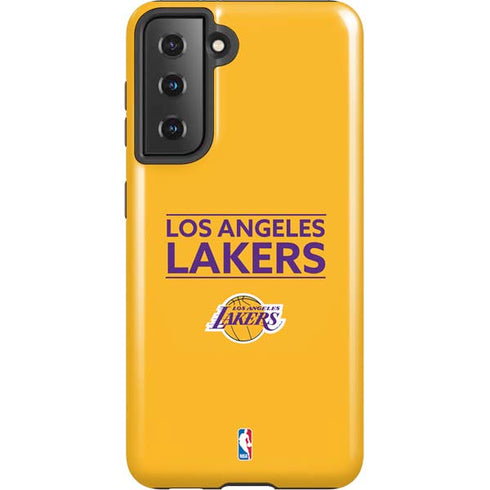 NBA Los Angeles Lakers Standard - Gold Galaxy S21 5G Pro Case