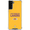 NBA Los Angeles Lakers Standard - Gold Galaxy S21 FE Clear Case