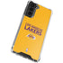 NBA Los Angeles Lakers Standard - Gold Galaxy S21 FE Clear Case