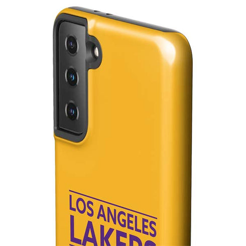 NBA Los Angeles Lakers Standard - Gold Galaxy S21 FE Pro Case