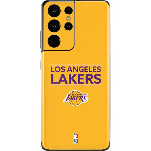 NBA Los Angeles Lakers Standard - Gold Galaxy S21 Ultra 5G Skin
