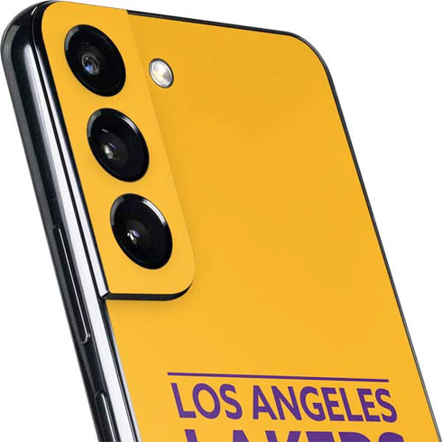 NBA Los Angeles Lakers Standard - Gold Galaxy S22 Plus Skin