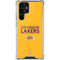 NBA Los Angeles Lakers Standard - Gold Galaxy S22 Ultra Clear Case