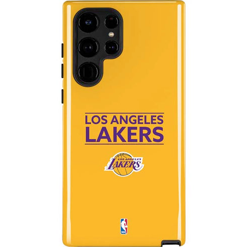 NBA Los Angeles Lakers Standard - Gold Galaxy S22 Ultra Pro Case