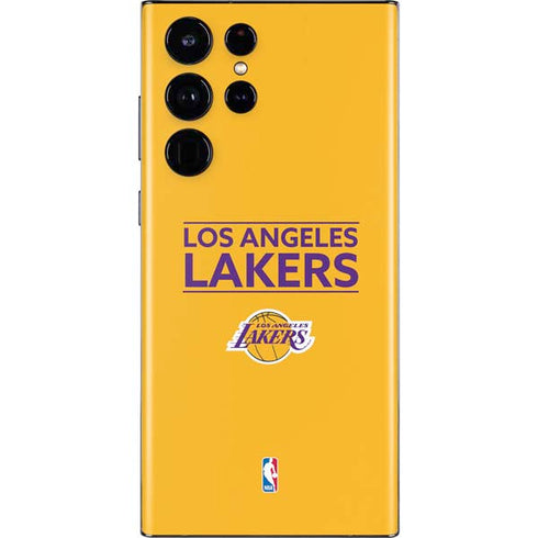 NBA Los Angeles Lakers Standard - Gold Galaxy S22 Ultra Skin