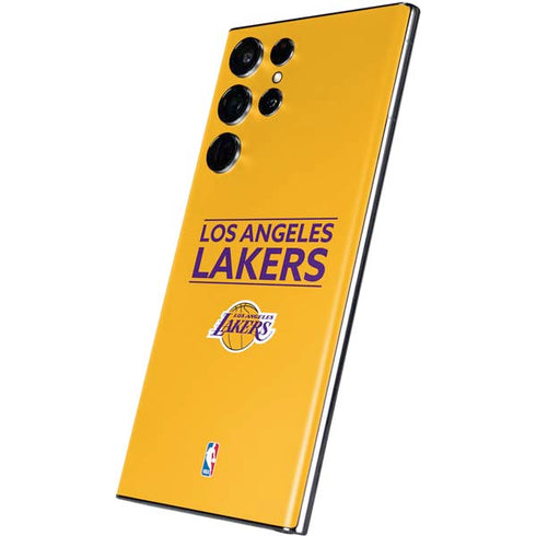 NBA Los Angeles Lakers Standard - Gold Galaxy S22 Ultra Skin