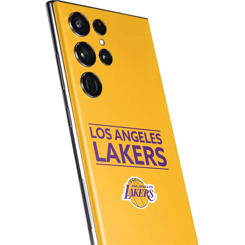 NBA Los Angeles Lakers Standard - Gold Galaxy S22 Ultra Skin