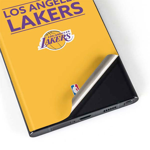 NBA Los Angeles Lakers Standard - Gold Galaxy S22 Ultra Skin