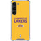 NBA Los Angeles Lakers Standard - Gold Galaxy S23 Clear Case