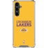 NBA Los Angeles Lakers Standard - Gold Galaxy S23 FE Clear Case