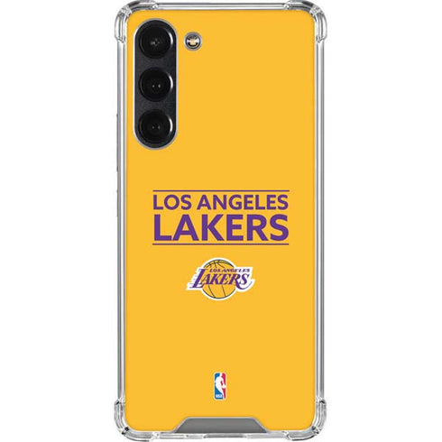 NBA Los Angeles Lakers Standard - Gold Galaxy S23 Plus Clear Case