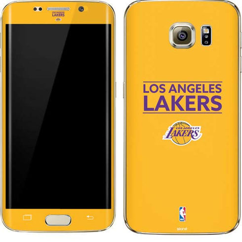NBA Los Angeles Lakers Standard - Gold Galaxy S7 Edge Skin