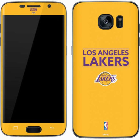 NBA Los Angeles Lakers Standard - Gold Galaxy S7 Skin