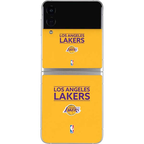 NBA Los Angeles Lakers Standard - Gold Galaxy Z Flip4 5G Skin
