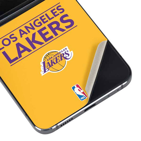 NBA Los Angeles Lakers Standard - Gold Galaxy Z Flip5 5G Skin